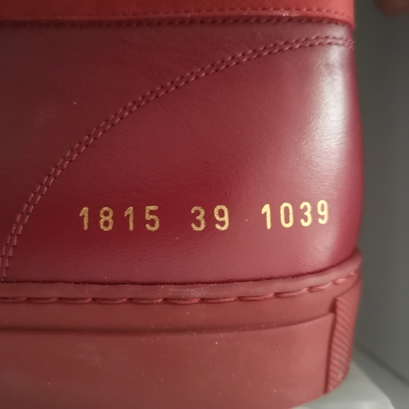 Common Projects Achilles Premium High Top Sneakers - Picture 5 of 10